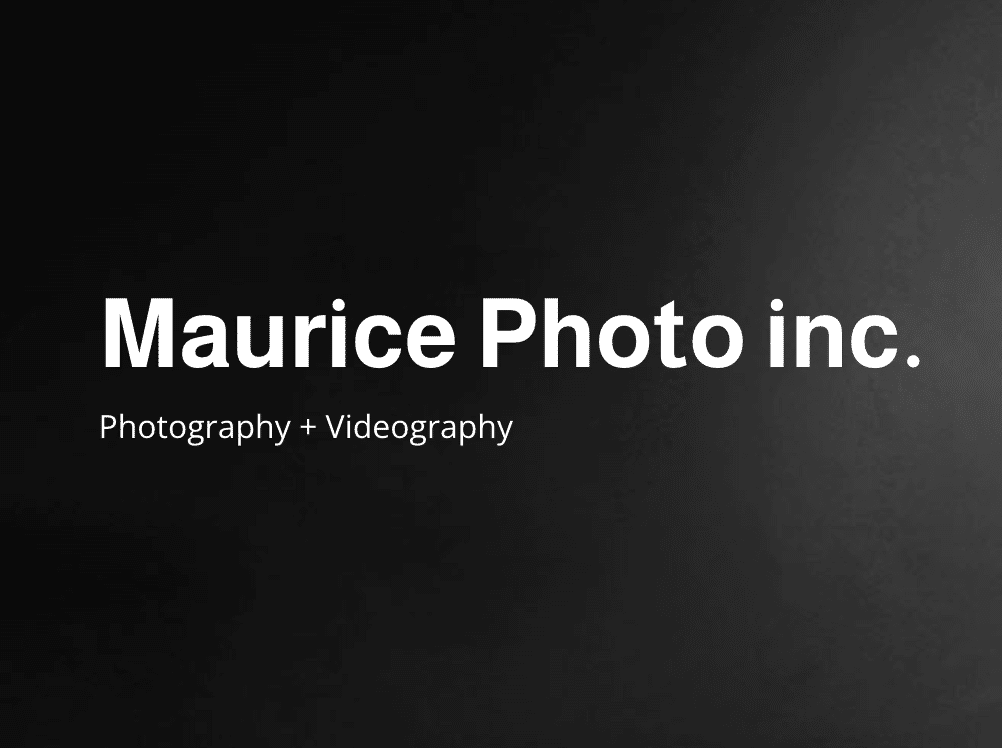 The logo of Maurice Photo inc.